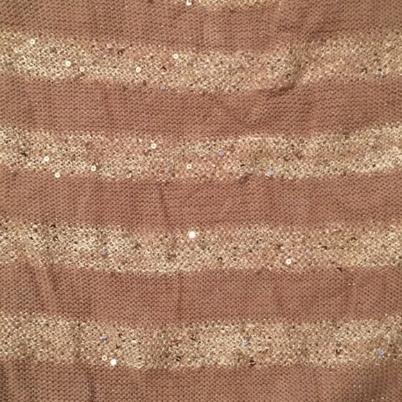 Small Tan Guess Glitter Sweater - Picture 3 of 5